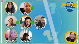 34K views · 39 reactions | Cette semaine, on lance un nouveau jeu : ❓"QUESTION POUR UN CONCONF'"❓ Agathe, notre réalisatrice vidéo, met en compétition une belle bande de mauvais joueurs 臘‍♂藍 Chaque jour, un membre de l'équipe est éliminé...Qui sera le 1er ?  #brunofunradio #confifun #ensembleàlamaison | Fun Radio | Facebook