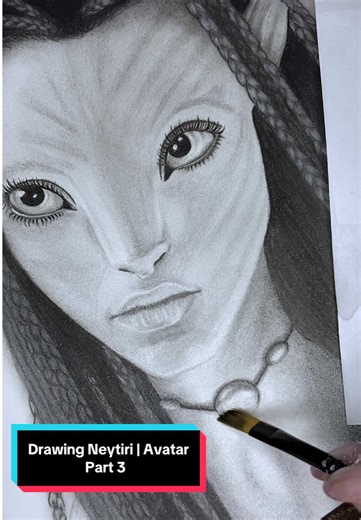 Drawing Neytiri from Avatar Part 3