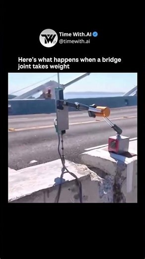 THIS BRIDGE JOINT BENDS ON PURPOSE
