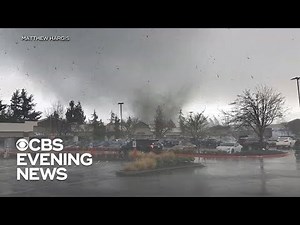 Rare tornado touches down outside Seattle