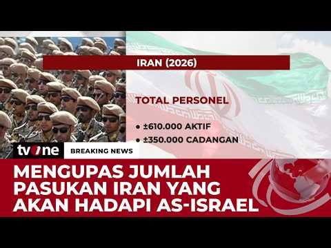 Kekuatan Angkatan Militer AS, Israel dan Iran | Breaking News