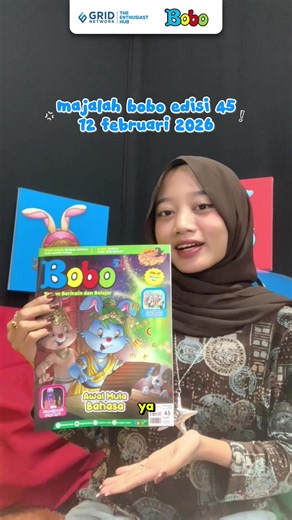 Ternyata, bukan hanya hewan dan tumbuhan saja, lo, yang bisa punah, bahasa juga bisa. Teman-teman bisa baca selengkapnya di Majalah Bobo edisi 45 yang sudah terbit tanggal 12 Februari 2026. Jangan sampai ketinggalan, ya! #majalahbobo