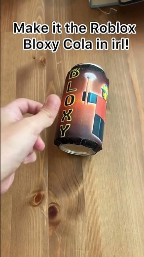 Making the Bloxy cola in real life #roblox #bloxycola #inreallife