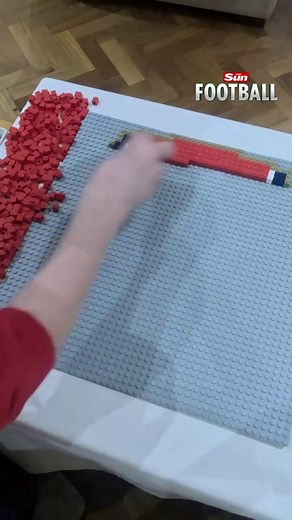 This Lego Arsenal build is incredible 😍 (YouTube: AwayDayJoe) | Arsenal - Sun Sport