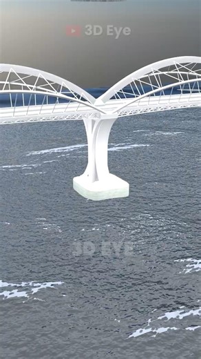 How Bridge Pillars Are Built Underwater | 3D Animation