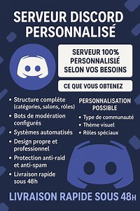 Turnkey Custom Discord Server | Moderation, Roles, Bots, Security, Custom Design - Etsy Canada