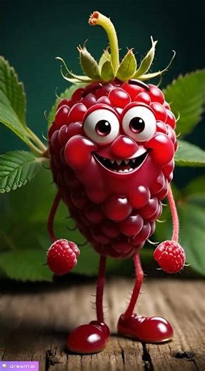 AI raspberry #trending #funny #fruit #ai