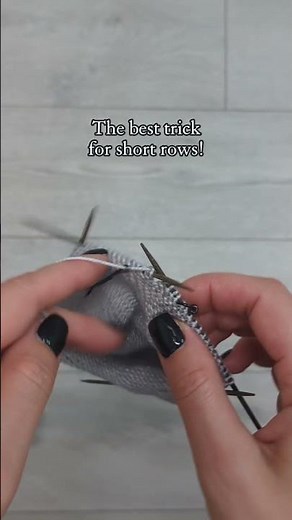 Best trick for short rows!