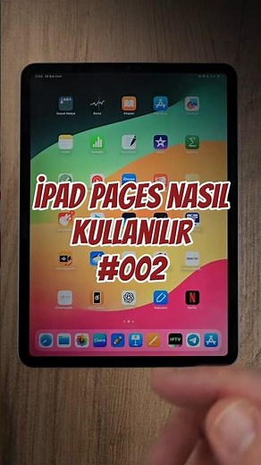 How to Use iPad Pages (2) 🤩 #iPad #Pages #App #Technology #tablet