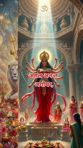 🔱DURGA AARTI PART 2 🙏 I JAG JANANI JAI JAI IWith Lyrics|मनोकामना पूर्ण करें माता|#navratri #shorts