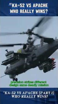 “Ka-52 vs Apache (Part 1) — Who Really Wins? #army #navy #military