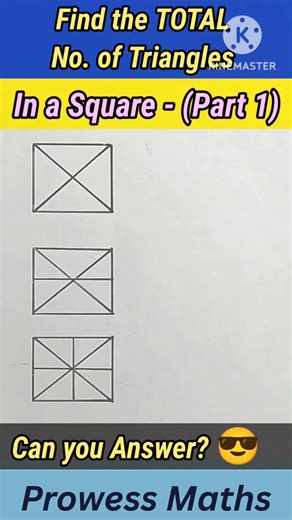 How to Count Triangles Easily — No Mistake Trick! Struggling to count the number of triangles in a figure? Here’s the fastest shortcut to find triangles accurately every time! In this reel, you will learn: ✨ A simple trick to avoid double-counting ✨ How to identify hidden triangles ✨ The formula used in competitive exams & school maths Perfect for: ✔ Class 6–10 Maths ✔ Competitive Exams ✔ Puzzle & Brain Teaser Lovers Try it on the given figure and comment how many triangles you found! 👇 Don’t f