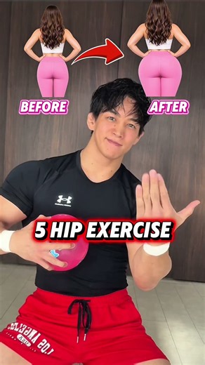 Real hip exercises to make your butt bigger‼️