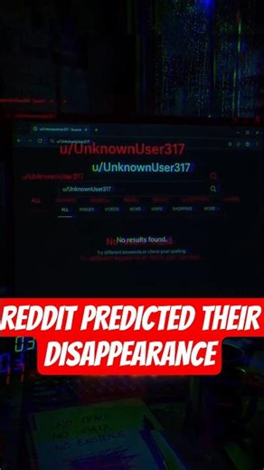 Predicted Disappearances On A Forgotten Reddit Thread | Analog horror #creepy #shorts
