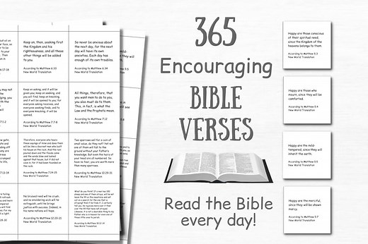 365 Bible Verse Cards Inspirational Scripture Cards Bible Study Printable Quotes Cards Bible Journaling Daily Minimalist Bible Quotes - Etsy