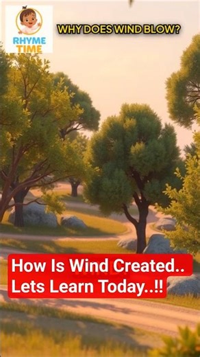 Why Does Wind Blow? #facts #kidseducatio #smartkids #science #kidslearning #animation #nature #kids