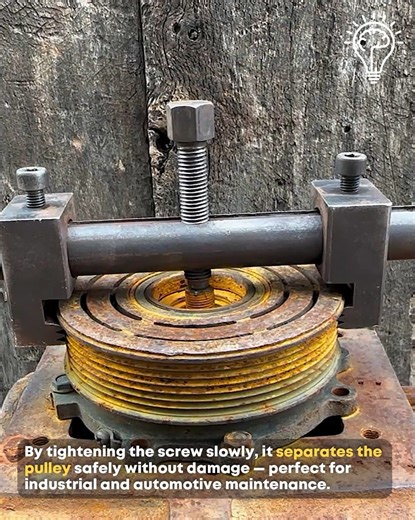 Pulley Puller Works Perfectly. #PulleyPuller #MechanicalTools #IndustrialWork | Gizmo Trends