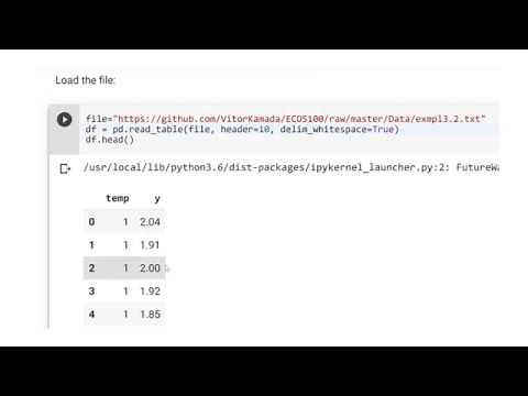 3.4) Pandas: Reading CSV or Text Files in Google Colab