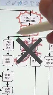 看護学生さん、腰椎圧迫骨折の関連図困ってませんか？ある3つの症状を入れたら、色々と膨らむので大丈夫！答えは動画の中にあります#看護実習 #看護師国家試験114回 #看護学生 #圧迫骨折 #腰椎圧迫骨折