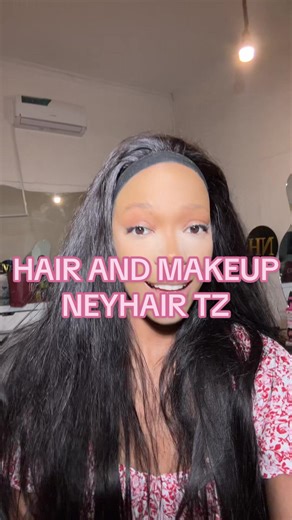 Full glam, HAIR & MAKEUP at @ney.hair TZ (NEY HAIR Sinza on Bolt/UBER) , Mary (demy_touch) on the face 💕 #glamtanzania #hairandmakeup #tanzaniatiktok #salontanzania #weddingtanzania