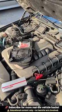 BMW Hood Won’t Open?! 😳🔧 #automobile #carrestorationproject #carmaintenance