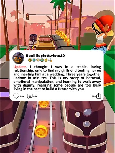 Update I thought I was in a stable, loving relationship, only to find my girlfriend texting her ex and meeting him at a wedding. Three years together undone in minutes. This is my story of betrayal, emotional manipulation, and learning to walk away with dignity, realizing some people are too busy living in the past to build a future with you#gaming #redditposts #redditstorytimes #reddittreading