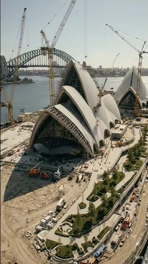 Sydney Opera House: The Insane Construction Timelapse#SydneyOperaHouse #ConstructionTimelapse