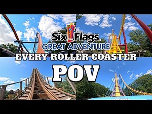 Every Roller Coaster at Six Flags Great Adventure POV [5K] 2025