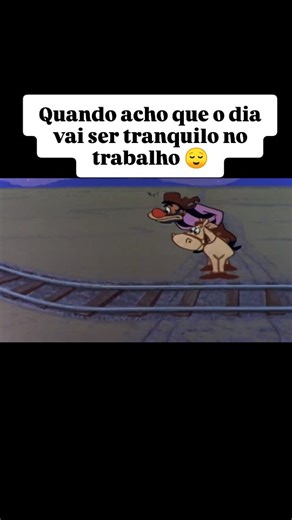 Nostalgia Animada on Instagram: "Todo mundo já passou por isso😂😂 #PicaPau #meme #CLT #trabalho"