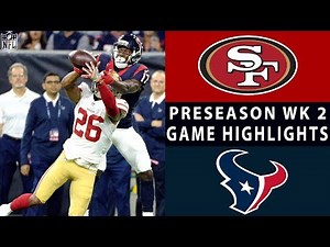 49ers vs. Texans Highlights | NFL 2018 Preseason Week 2