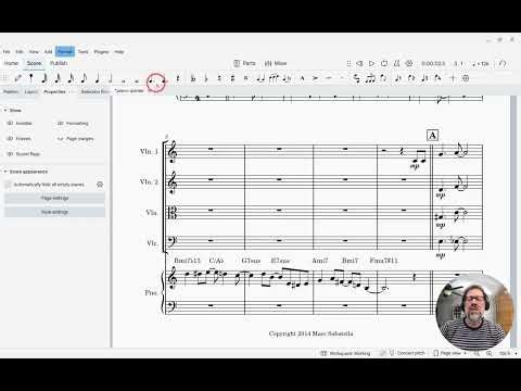 Measure numbers below the system