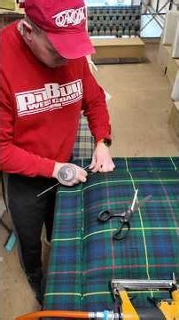 Matching the tartan pattern on this headboard #upholstery #highland #home