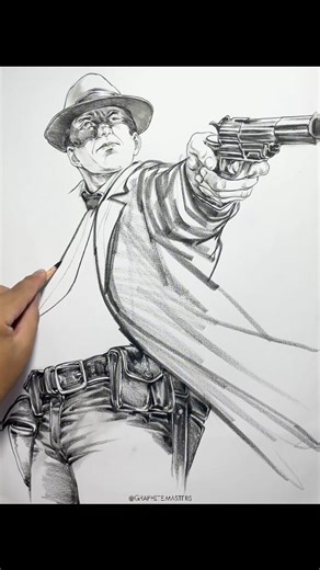 Graphite Drawing Art Gallery | Graphite drawing by artist Liu Junyi (Douyin) — a dynamic cinematic composition that captures movement, tension, and character with... | Instagram