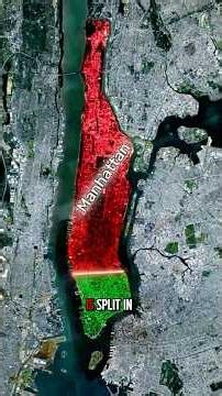 Why NYC Has A Split Map 🗽 Manhattan Streets 🤯"