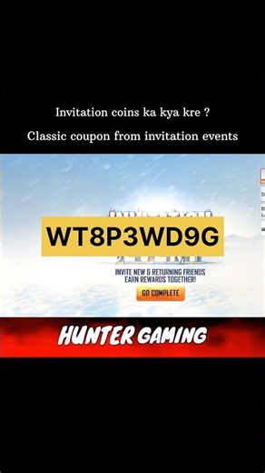 Bgmi invitation event | Collect classic crates from invitation event #aesthetics