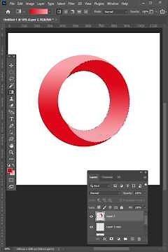 Designing the logo for the Opera internet browser, in a simple style #design #logo