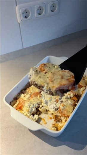Rinderhackfleisch-Süßkartoffelauflauf 🥔💪🏼 #highprotein #protein #recipe #highproteinrecipes