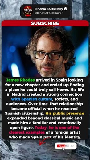 JAMES RHODES A HOME IN MADRID 🎹❤️ #JamesRhodes #Spain #Pianist #Music #Shorts #Viral #FYP