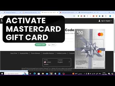 How To Activate Mastercard Gift Card