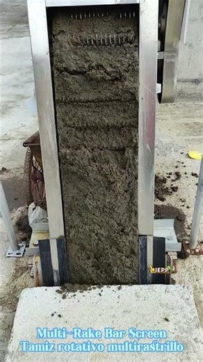 Multi-Rake Bar Screen / Tamiz rotativo multirastrillo #Wastewater treatment #Sludge treatment