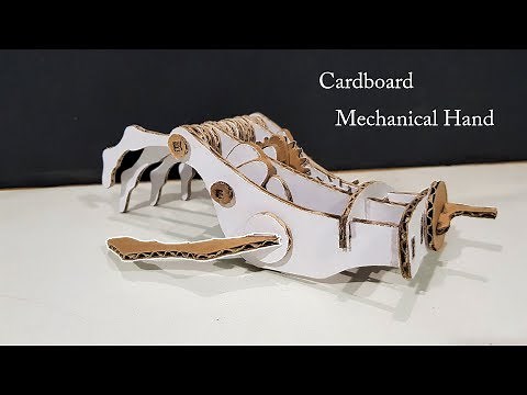 How to make Mechanical Robotic Hand From Cardboard
