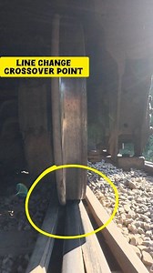 How Train Wheels Line change crossover frog ? #railway #wheels #trainvideo #linechange #reels #art #reelsvideo #railroad #vancouver | Bangladeshi Train Gallery