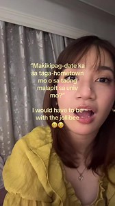I Would Have to Be With the Jollibee — Dating in Your Hometown