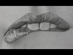 Drawing realistic lips/teeth