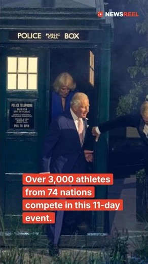 King Charles Opens Commonwealth Games from Doctor Who's TARDIS
