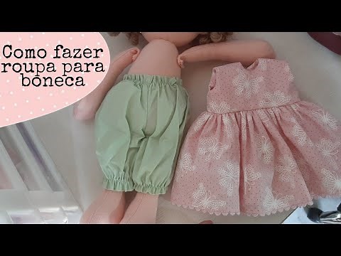 How to make doll clothes/doll dresses?