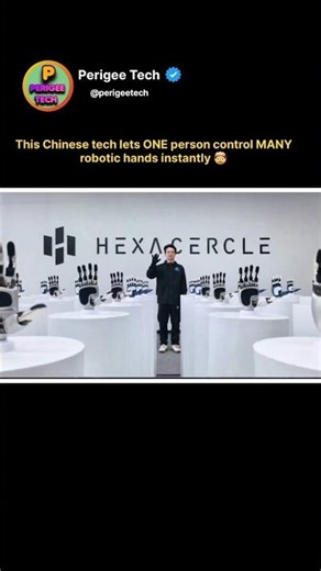 One Human, Multiple Robot Hands 🤖#shorts #robotics #futuretech #innovation #ai #chinatech