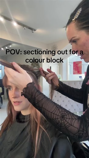 Colour Block Hair Retouching Techniques