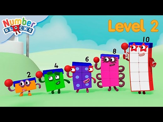 Odds and Evens | Full Episode - S2 E11 | Numberblocks (Level 2 - Orange 🟠) - Videos For Kids