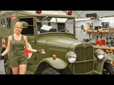 Restoring a 1950s Military Ambulance | Full Transformation. 🚑✨